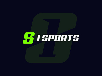 1 Sports Logo 1 1s 1slogo 1sports branding icon livetv logo logodesign modern logo play s score sportslogo tv