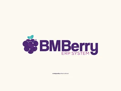 BM BERRY aihamothman berry logo icon icon design illustration logo logo deisng logos ui vector