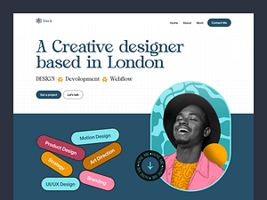 Personal Portfolio Website by Nur Mohammod for Twinkle on Dribbble