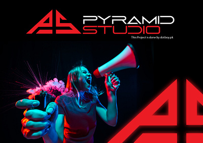 Pyramid Studio artist branding creative designer graphicdesign logo logodesign logotype marketing minimallogo red sell studio