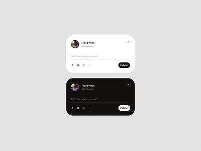 Status Update dailyui post social socialmedia status story ui