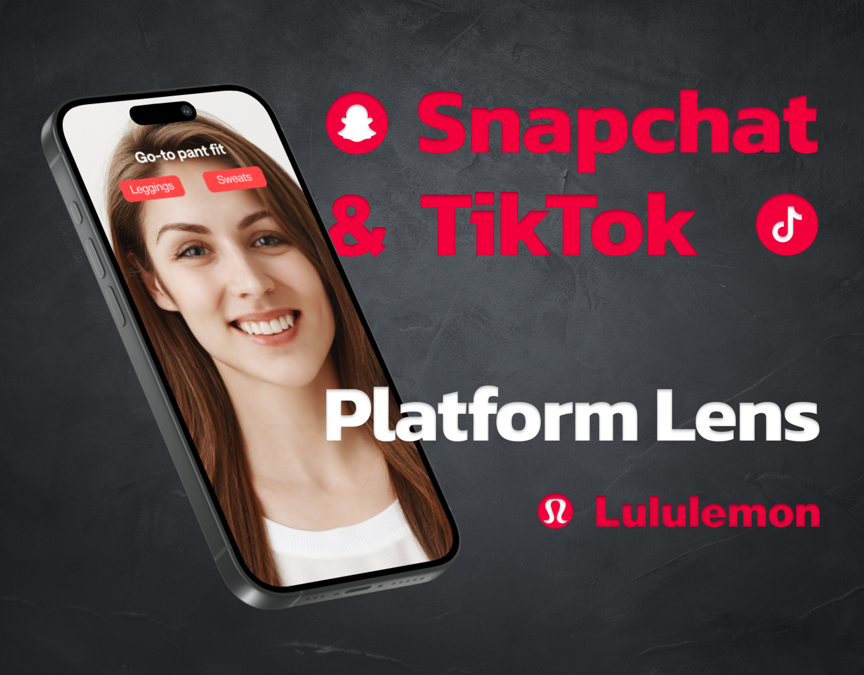 Snapchat and TikTok Platform Lens app branding design graphic design illustration typography ui ux vector
