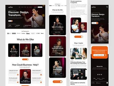 Personal Branding Coach Website Landing Page Design agency website brand promoter website branding good design good typography good ui graphic design landing page minimal website personal portfolio website popular design sayedur06 ui ux design