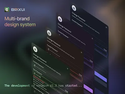 Multi-brand design system design modals multi brand system ui kit