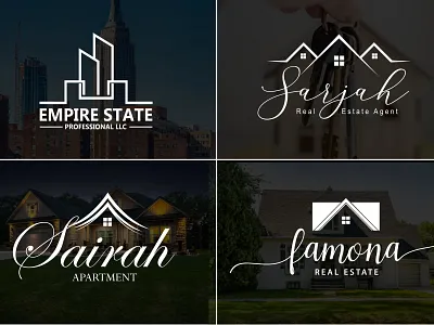 REAL ESTATE BRAND IDENTITY 3d branding design graphic design illustration logo mockup ui ux vector