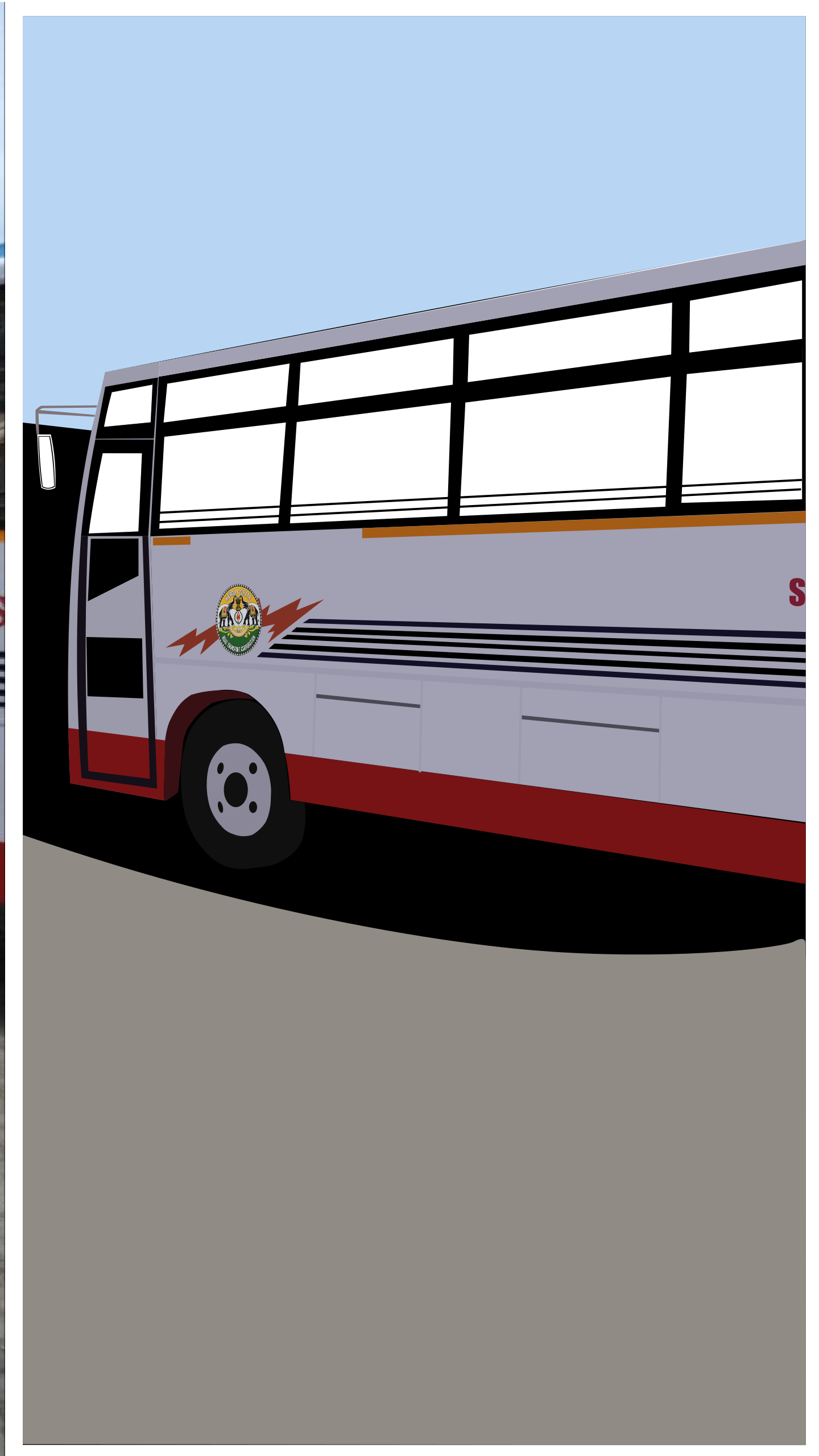 🚍✨ KSRTC Bus Illustration ✨🚍 adobe illustrator ai bus illustration kerala ksrtc ksrtc bus ksrtc illustration ksrtc minnal