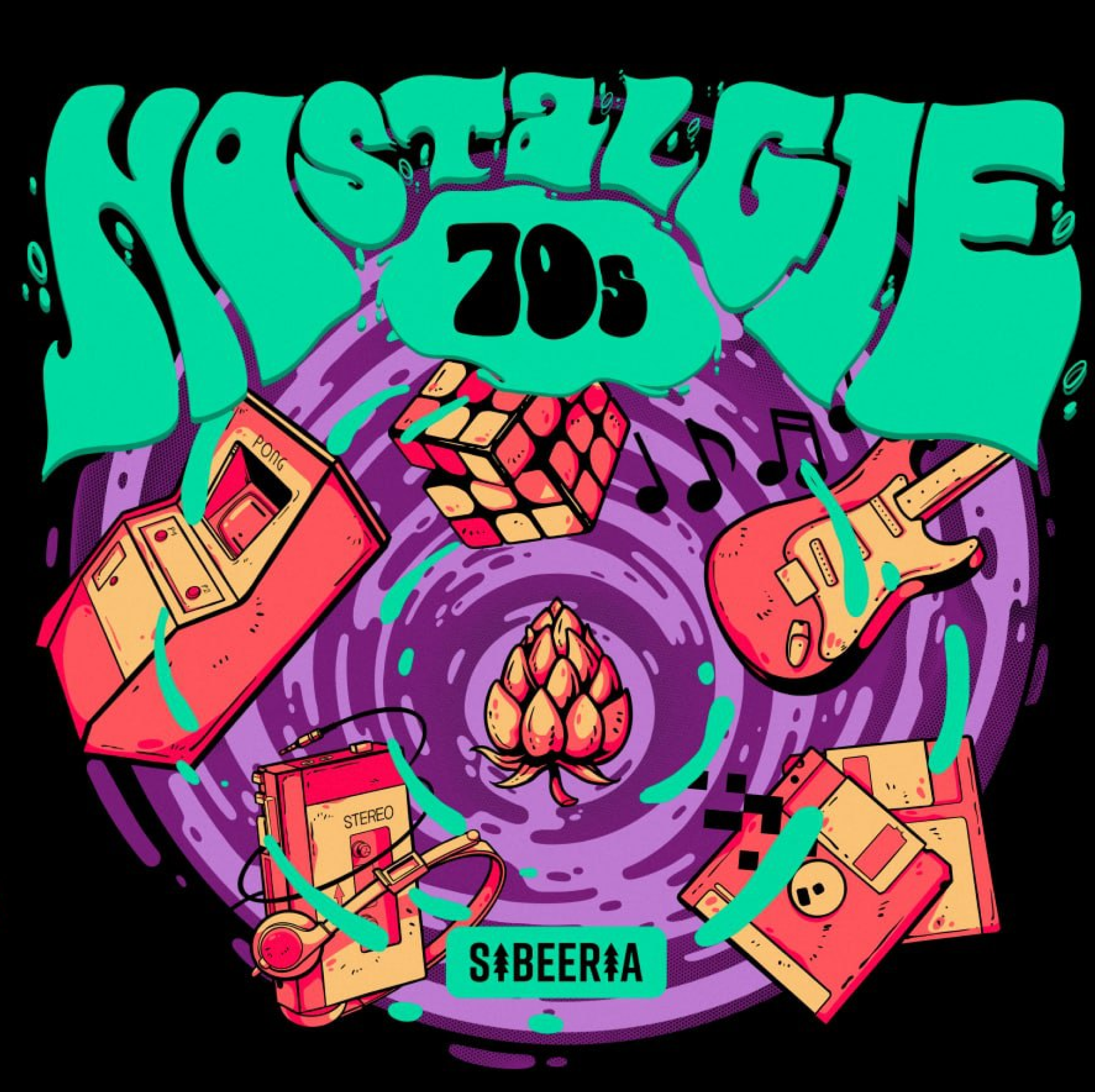 Illustrations for packaging of drinks «Nostalgia» coalla design graphic design illustration