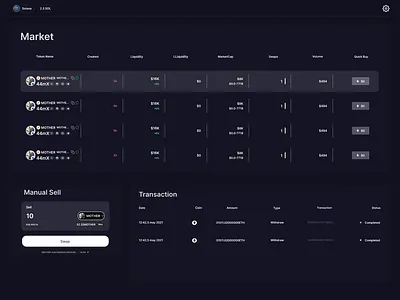 Sniper Bot: Lightning-Fast Trading for Newly Listed Solana Coins blockchaindevelopment branding coinbase cryptobot sniperbot solana tradingtool ui