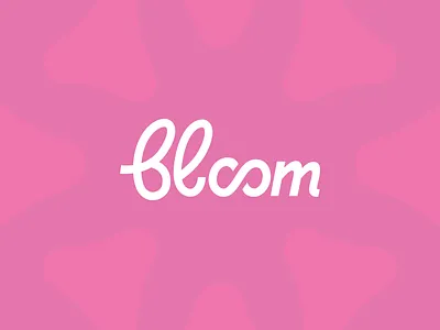 Bloom — Flower Shop bloom brand identity branding design flower flower shop handwritten illustration lettering logotype marketing pink typography