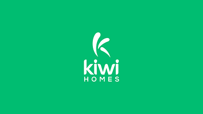 Kiwi Homes - Primary Logo brand brand logo branding design graphic design homes logo real estate realtor