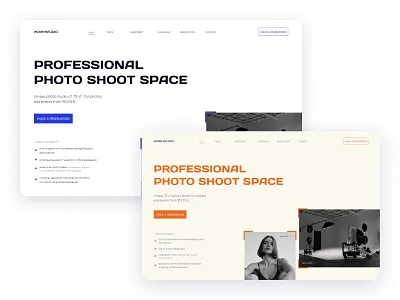Modern Photo Studio Concept ui