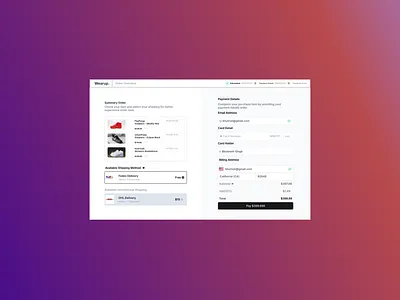 Day 9 of My 30-Day UI Challenge: Designing a Checkout Page 30 days ui challenge auto layout components design instances justux ui ux variables