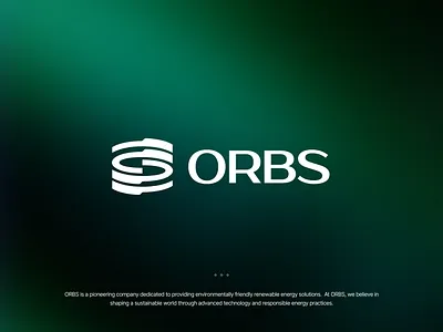 Branding - ORBS Powering a Sustainable Future! brand identity branding company profile design graphic design logo logo design