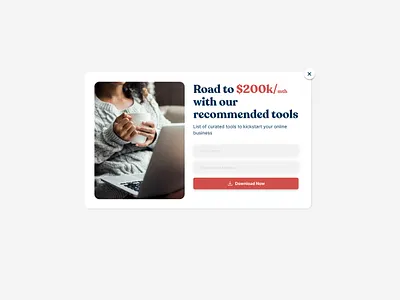 Pop Up adobe xd figma homepage landing page modal modal ui pop up popup sign up ui user interface website website ui