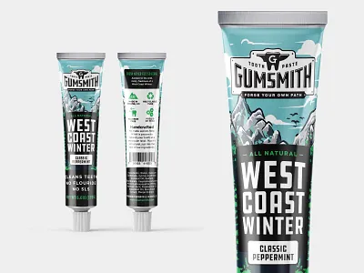 Gumsmith Packaging branding graphic design gumsmith packaging packaging design toothpaste