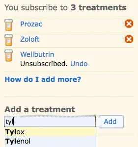 Not Your Father's Following activity following patientslikeme subscriptions treatments