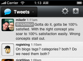 Beak for iPhone: New Navbar (Again) icons iphone twitter ui