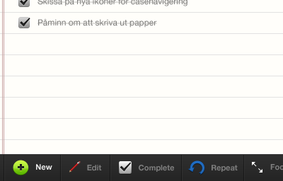 Oh, yes, another one todo