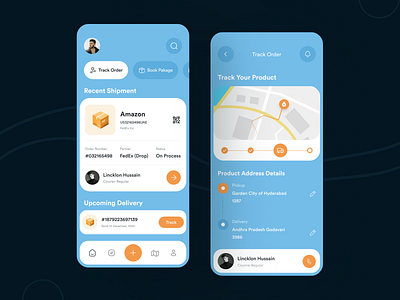 Package Tracker App app app design app ui design design mobile mobile app pakage pakage app pakage design pakage tracker pakage tracker app traking ui design ui ux visual