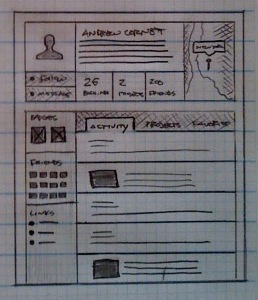 Profile Sketch sketch ui