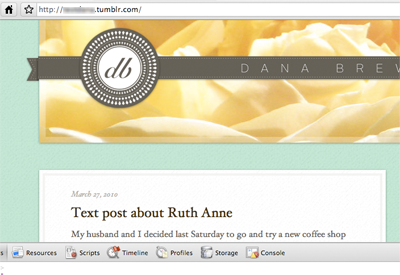 Dana's New Theme brown hoefler tumblr