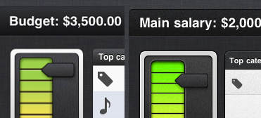 Old vs New iphone moneybook ui