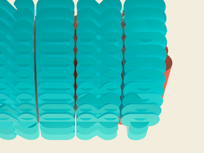 More 3D Text 3d blue c4d cinema4d clone fun glass next reflection render text type