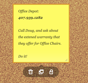 Agenda Note agenda post it yellow
