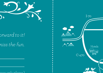 RSVP Illustrations wedding invite