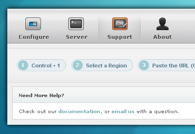 Support Page app support windows
