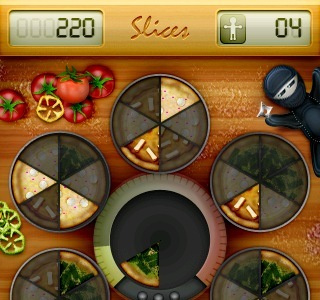 Slices app cheese iphone pizza slices tomato wood