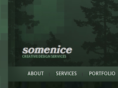 Site Redesign apertura condensed bookman green pixels