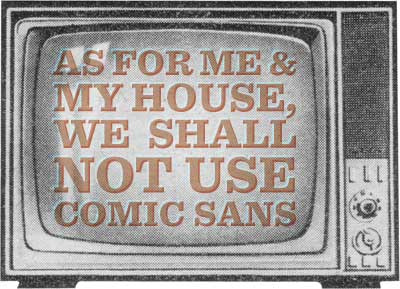 As For Me & My House... lol print sentinel