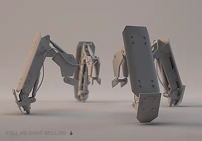 KV-X2 -- Part 1 -- Legs 3d