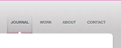 Nav Alt grey helvetica intemperie navigation pink rounded