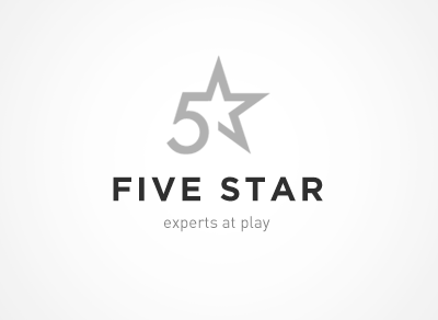 Getting there design fivestar logo