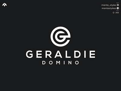 GERALDINE DOMINO app branding design dg initial logo dg logo gd initial logo gd logo icon illustration letter logo minimal ui vector