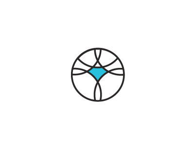 VD Logo diamond display line logo