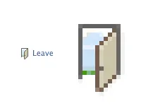 Leave The Door Open door facebook icons