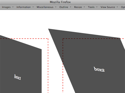Enter the Matrix book css figure firefox matrix screenshot transforms