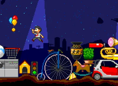 The Incident announcement 8bit game iphone pixel retro