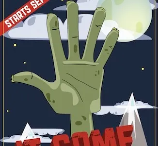 It Came From Within horror movie illustration poster zombie