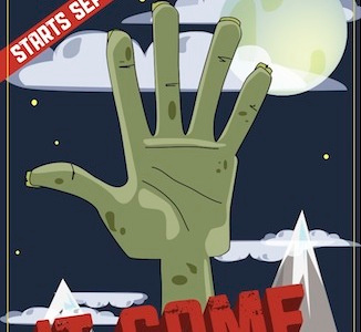 It Came From Within horror movie illustration poster zombie