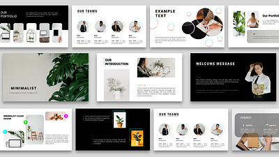 PowerPoint presentation template minimal minimalist design powerpoint powerpoint presentation template template