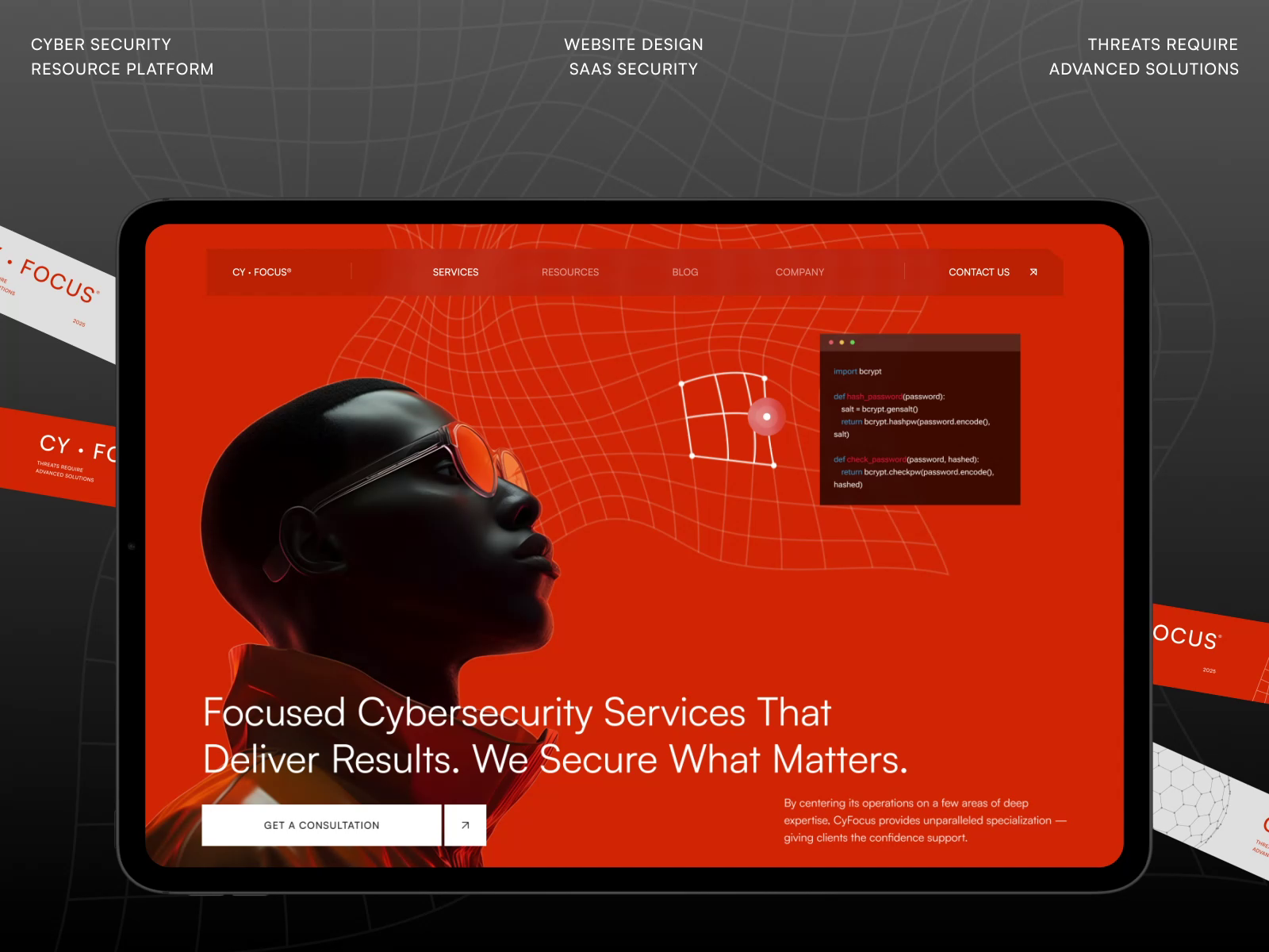 Example of Website Redesign