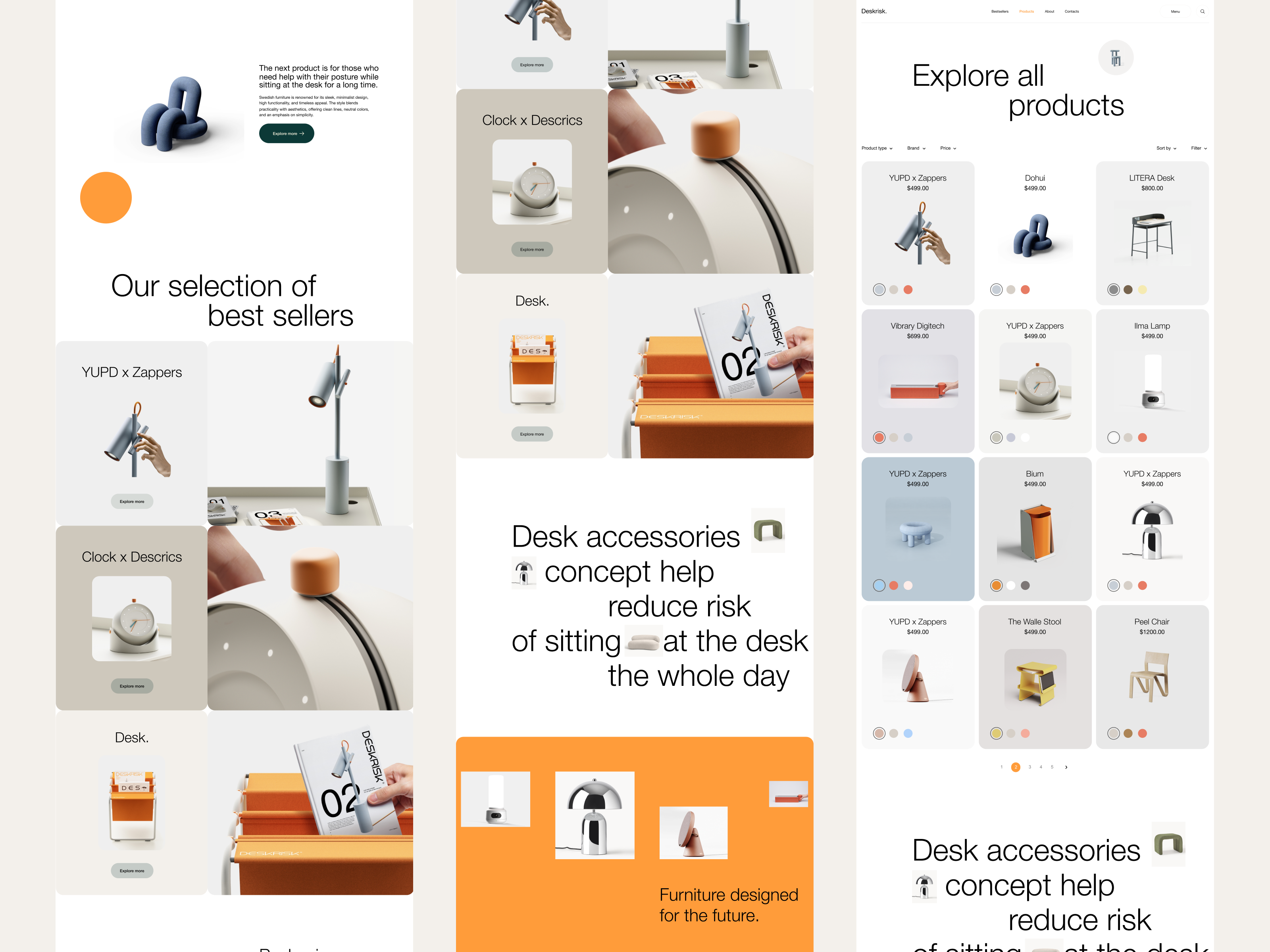 Example of Web / Landing Page Design
