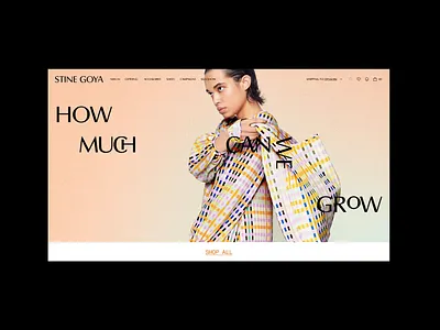 Stine Goya - Website Design, 03 design ecommerce editorial interface ui webdesign website
