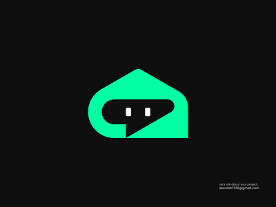 Ai - Chatbot - Chat Logo ai artificial intelligence brand identity brand logo branding business logo chat logo chatbot logo logo design modern logo open ai tech logo technology logo