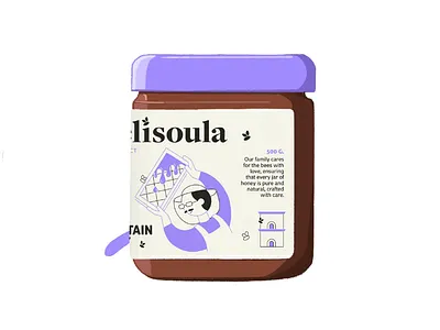 Honey Packaging animation character color design graphic design illustration motion graphics packaging procreate