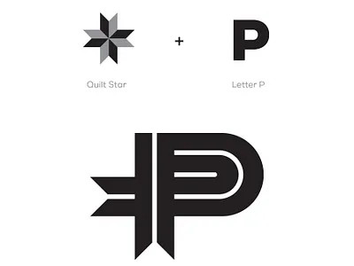 Potomac Logo appalachia branding clean logo letter p logo p logo potomac